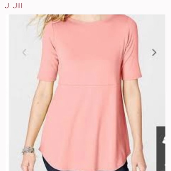 J. Jill Tops J Jill Pima Cotton Shirttail Tee Xl Poshmark